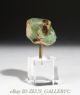 Egyptian Male Head Figure Ptah Pataikos Green Glazed Faience Ancient Amulet Egyptian photo 4