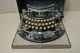 Antique Typewriter Imperial B 1915 W/ Metal Case Ecrire Escribir Typewriters photo 4