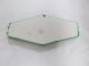 Vintage Japanese Hand Painted Green & White Tray With Double Gold Tone Handles Other Japanese Antiques photo 3