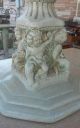 Vintage Plaster Cherub Side Table Plant Stand Marble Top Post-1950 photo 2