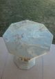 Vintage Plaster Cherub Side Table Plant Stand Marble Top Post-1950 photo 3