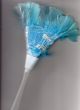 Vintage Blue Feather Duster,  Plastic Handle,  Good Old Values,  Still Has Plastic Other Antique Home & Hearth photo 1