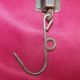 Antique 25 Lb Hanging Scale W Hook 1900 Edwardian Steampunk Hardware Metal Scales photo 1