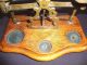 Antique Brass/wood Postal Scale For Letters W/weights,  Late 1800 ' S,  Early 1900 ' S Scales photo 5
