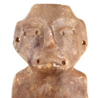 A Pre - Columbian Guerrero Stone Figure,  Late Preclassic photo