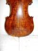 Interesting Early 1800s Old Vintage Antique 2 Pc Back Full Size Violin - Nr String photo 3