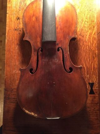 Fine Old Violin For Restoration photo