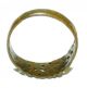 Lovely Authentic Tudor Period Bronze Wedding Ring - Open Work Bezel - A68 Roman photo 2