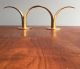 2 Vtg Mcm Swedish Brass Candlestick Scandinavian Danish Modern Ystad Aubock Era Mid-Century Modernism photo 2