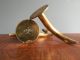 2 Vtg Mcm Swedish Brass Candlestick Scandinavian Danish Modern Ystad Aubock Era Mid-Century Modernism photo 3