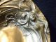 Art Nouveau Brass/bronze Lady Flowers Tray Or Card Receiver Tray Trinket Art Nouveau photo 1