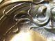 Art Nouveau Brass/bronze Lady Flowers Tray Or Card Receiver Tray Trinket Art Nouveau photo 4