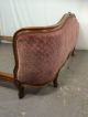 Vintage French Carved Wooden Pink Upholstered Double Bed In 1900-1950 photo 7