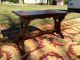 Solid Oak Mission Style Sofa Table Mortis And Tenon Stickley Style 1800-1899 photo 1