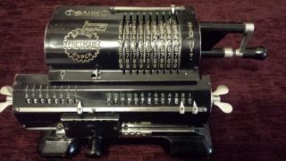 Antique/vintage Ussr Adding Machine Machine à Calculer Rechenmaschine Felix Udss photo