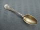 Wendt 1865 Bird Demitasse Spoon Sterling Silver.  925 Coffee Gold Wash No Mono Flatware & Silverware photo 1