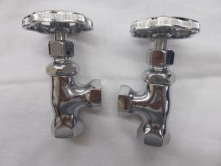 Pair Vintage “standard” Plumbing Shutoffs,  Never Installed photo