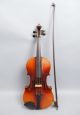 Antique Early 20c August Gemünder Concert Violin In Fitted Case For Restoration String photo 1
