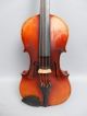Antique Early 20c August Gemünder Concert Violin In Fitted Case For Restoration String photo 3