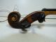 Antique Repaired In 1915 Full Size 4/4 Scale Stainer Copy Violin W/ Bow & Case String photo 4