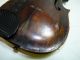 Antique Repaired In 1915 Full Size 4/4 Scale Stainer Copy Violin W/ Bow & Case String photo 6