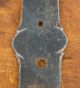 Antique 18th C Pa German Hand Wrought Iron Decorated Blanket Chest Strap Hinges Other Antique Hardware photo 7