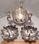 Reed & Barton / Leonard Silver Plated Lotus Blossom Centerpiece Candle Holders Candlesticks & Candelabra photo 3
