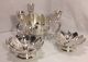 Reed & Barton / Leonard Silver Plated Lotus Blossom Centerpiece Candle Holders Candlesticks & Candelabra photo 4