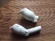 Two Early Clay Pipe Bowls.  16th/17th Century A River Thames Find. British photo 1
