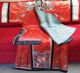 Antique Chinese Embroidered Silk Robe And Skirt Robes & Textiles photo 1