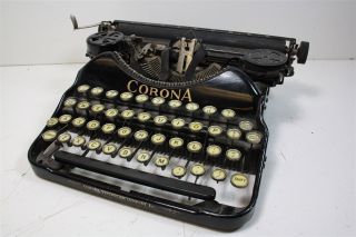 1924 Corona Four Portable Typewriter photo