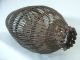 Antique South Pacific Islands Wicker Fishing Trap Catcher - Rattan Reed Fish Pacific Islands & Oceania photo 1