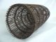 Antique South Pacific Islands Wicker Fishing Trap Catcher - Rattan Reed Fish Pacific Islands & Oceania photo 3
