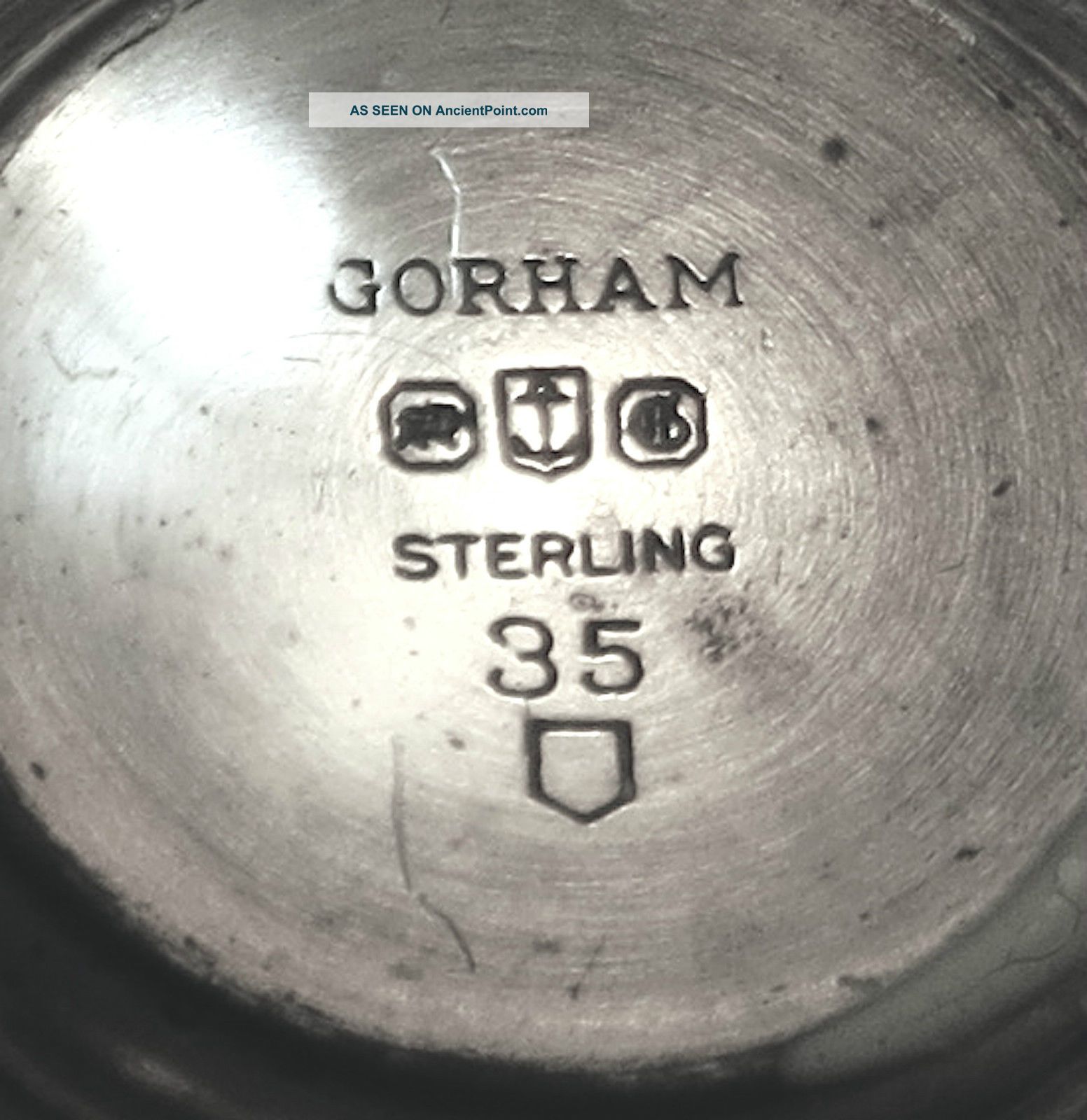 Gorham Ca.  1890 Sugar Salt Shaker Sterling Silver No Monograms Flatware & Silverware photo