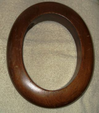 Vintage Wood Hat Brim Flange Form Size 7 1/8 By 2 Inches Model 85 photo