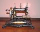 Antique Hand Crank German Müller No.  15 Cast Iron Sewing Machine Sewing Machines photo 4