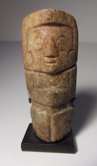 Pre - Columbian Mixtec Stone Idol,  1000 - 1500 A.  D. photo