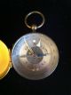 Vintage Antique Brass Locking Hunter Field Compass Made In France Compasses photo 1