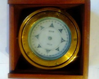 E.  S.  Ritchie & Sons 91704 Boston Compass Dovetail Box Nautical Antique 1892 photo