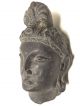Gandhara / Gandharan Schist Stone Buddha Head Bust. Near Eastern photo 6