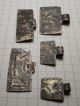 Celtic Period Silver Amulet Pendants In The Shape Of A Rectangle Different Vf, Celtic photo 2