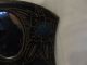Old Antique Charming Wooden Wall Hanging Mirror Needles Cushion Hand Carved Primitives photo 4