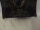 Old Antique Charming Wooden Wall Hanging Mirror Needles Cushion Hand Carved Primitives photo 5