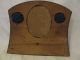 Old Antique Charming Wooden Wall Hanging Mirror Needles Cushion Hand Carved Primitives photo 7