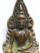 Old Brass Phra Buddha Chinnaraj Statue Thai Buddhist Amulet 2 Code Statues photo 1