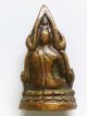 Old Brass Phra Buddha Chinnaraj Statue Thai Buddhist Amulet 2 Code Statues photo 3