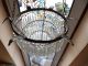 Vintage / Antique 4 Tier Icicle Cut Crystal Waterfall Chandelier Chandeliers, Fixtures, Sconces photo 9