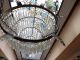 Vintage / Antique 4 Tier Icicle Cut Crystal Waterfall Chandelier Chandeliers, Fixtures, Sconces photo 6
