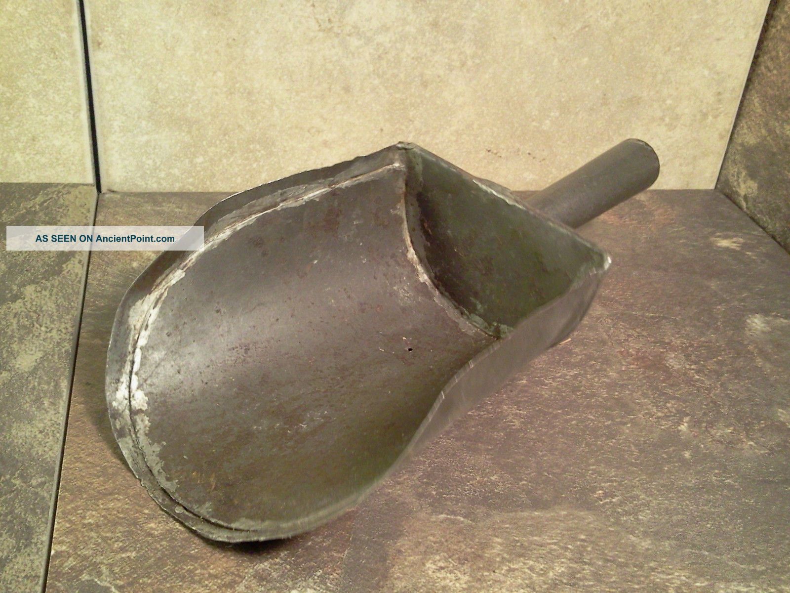 Antique Primitive - Early Tin Soldered Kitchen Scoop - Neat Old Prim - Guc Primitives photo