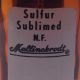 Vintage Apothecary Pharmacy Drugstore Medical Glass Bottle Jar Sulfur Sublimatum Bottles & Jars photo 2